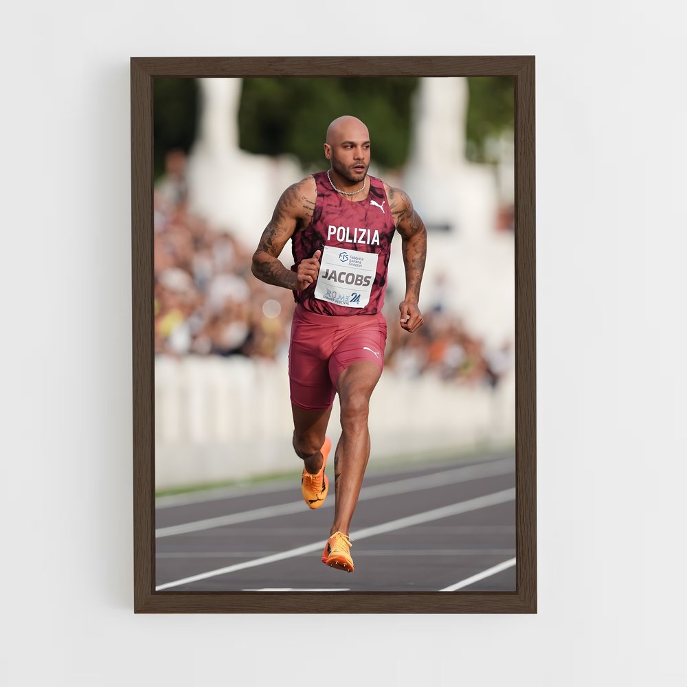 Poster L'Élan du Sprint – affiche Athlétisme (vue 5)